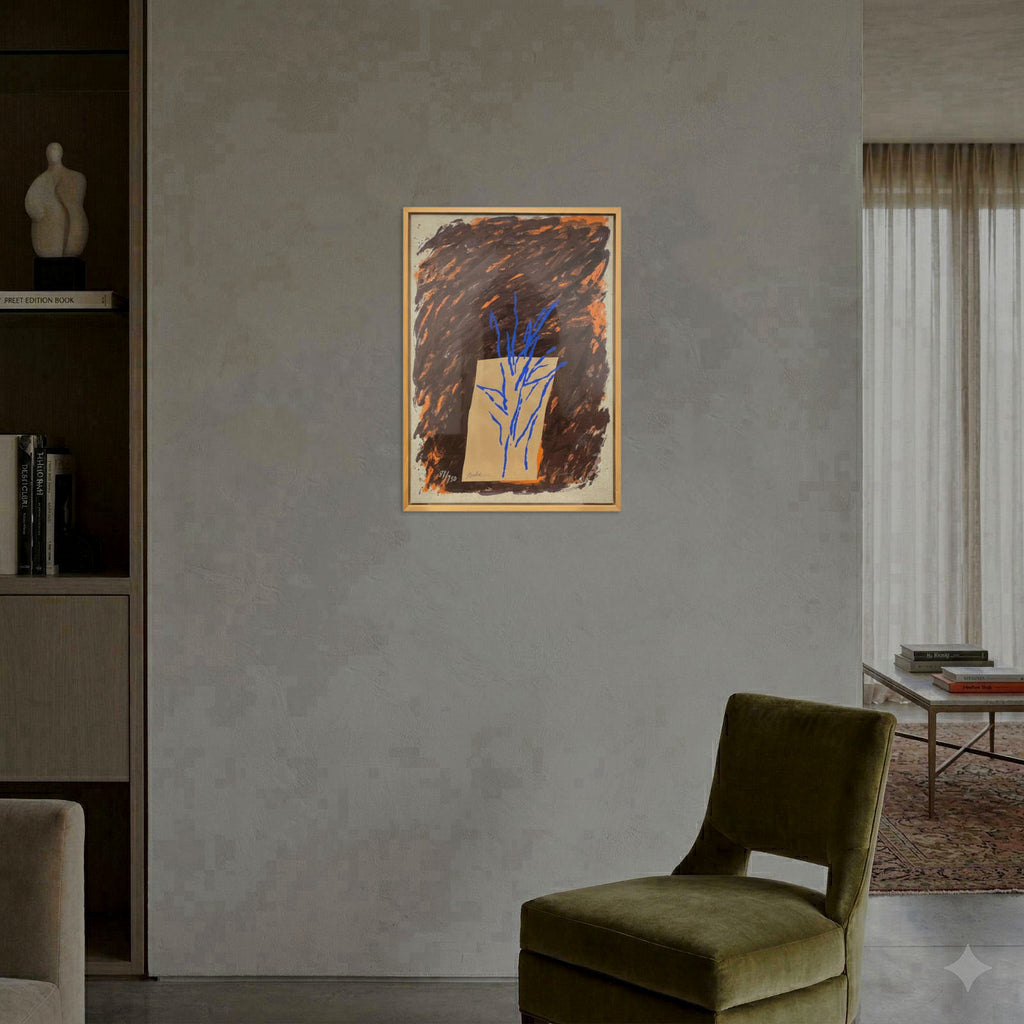 Josep Alvarez Niebla "Ofrena" 1991, Limited Signed Wall Art | 50x60 cm,