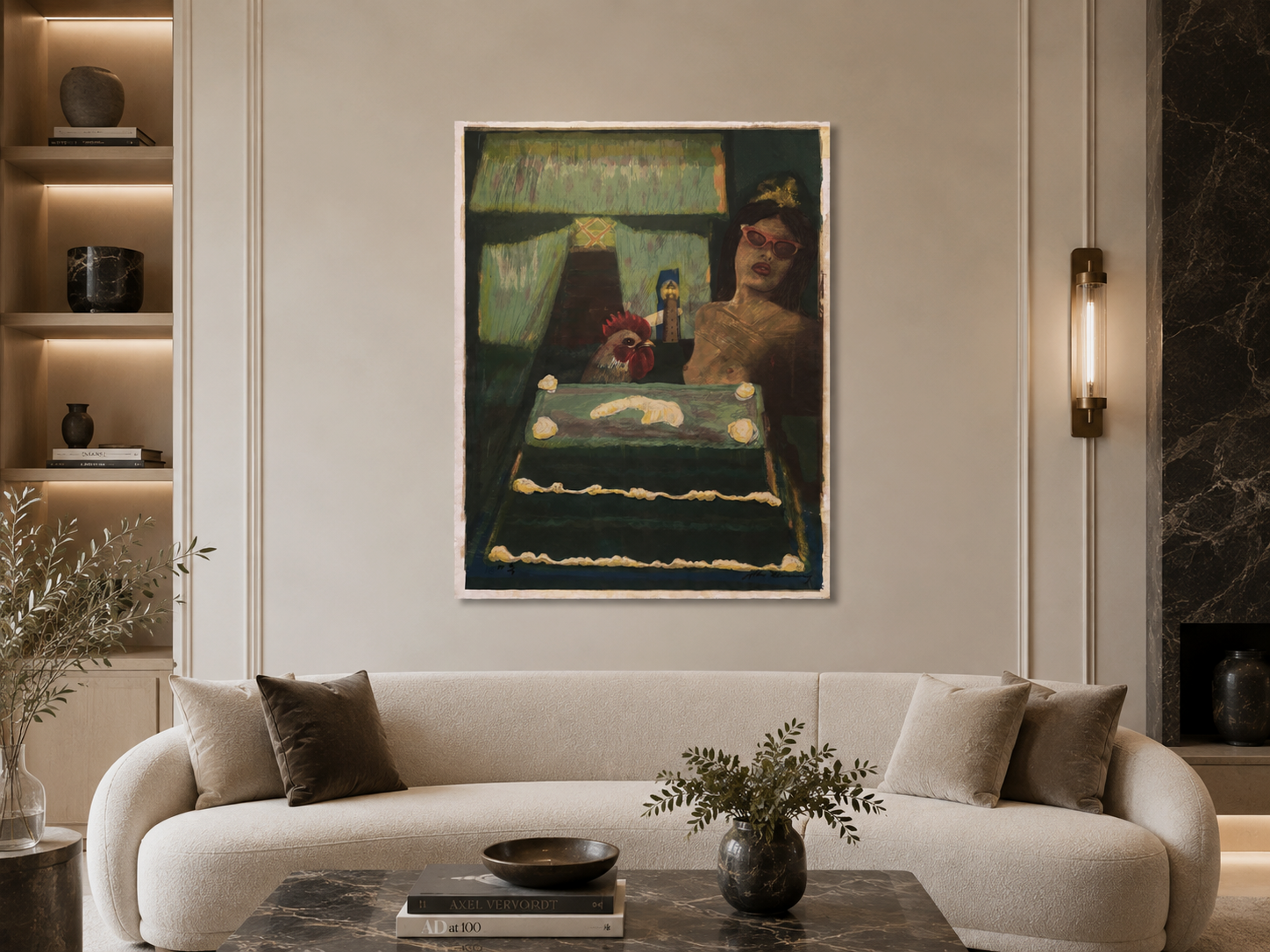 Aldo Menendez "Isla Merengue" P.T. 1999 Limited Signed Fine Wall Art, 73Lx54W cm