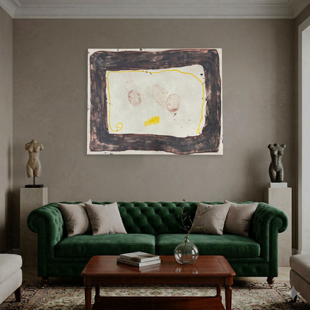 Ramón Canet Font "Sin Titulo I" H.C. 2004 Limited Signed Wall Art, 100 x 128 cm