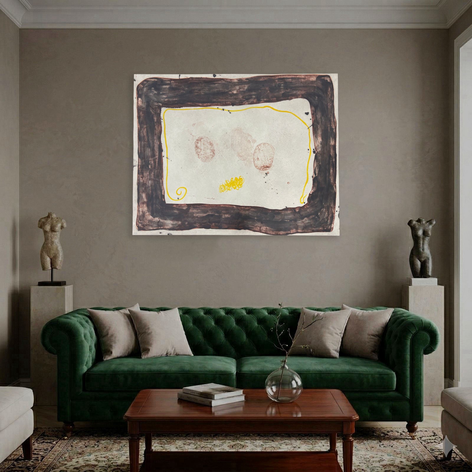 Ramón Canet Font "Sin Titulo I" H.C. 2004 Limited Signed Wall Art, 100 x 128 cm