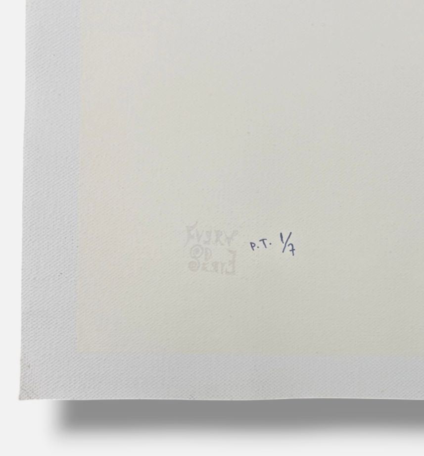 Luis Arias Vera "Silencio Invadido" P.T. 2002 Limited Signed Wall Art