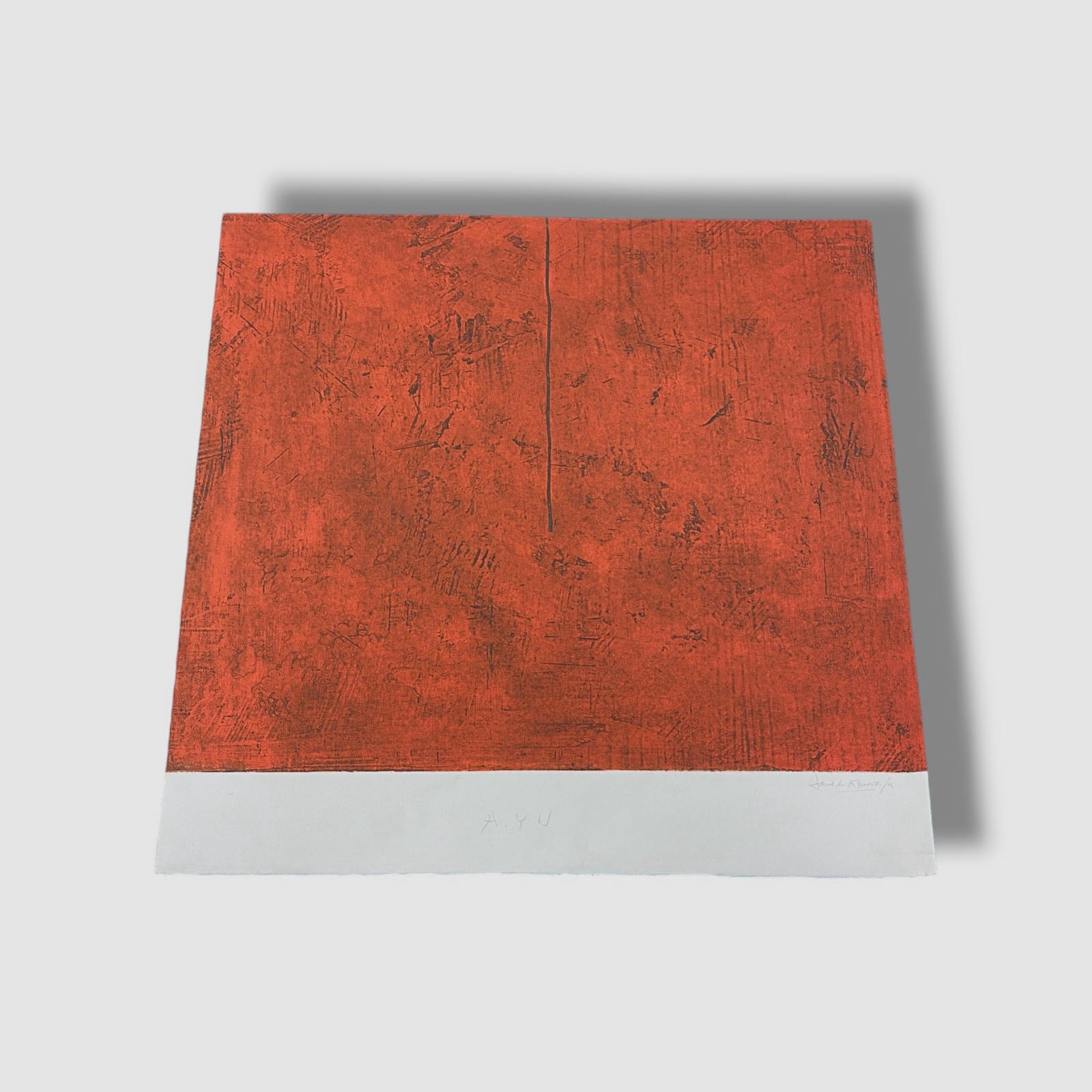David de Almeida "S/T (Camino)" 2002 Limited Signed Wall Art Print | 56 x 56 cm