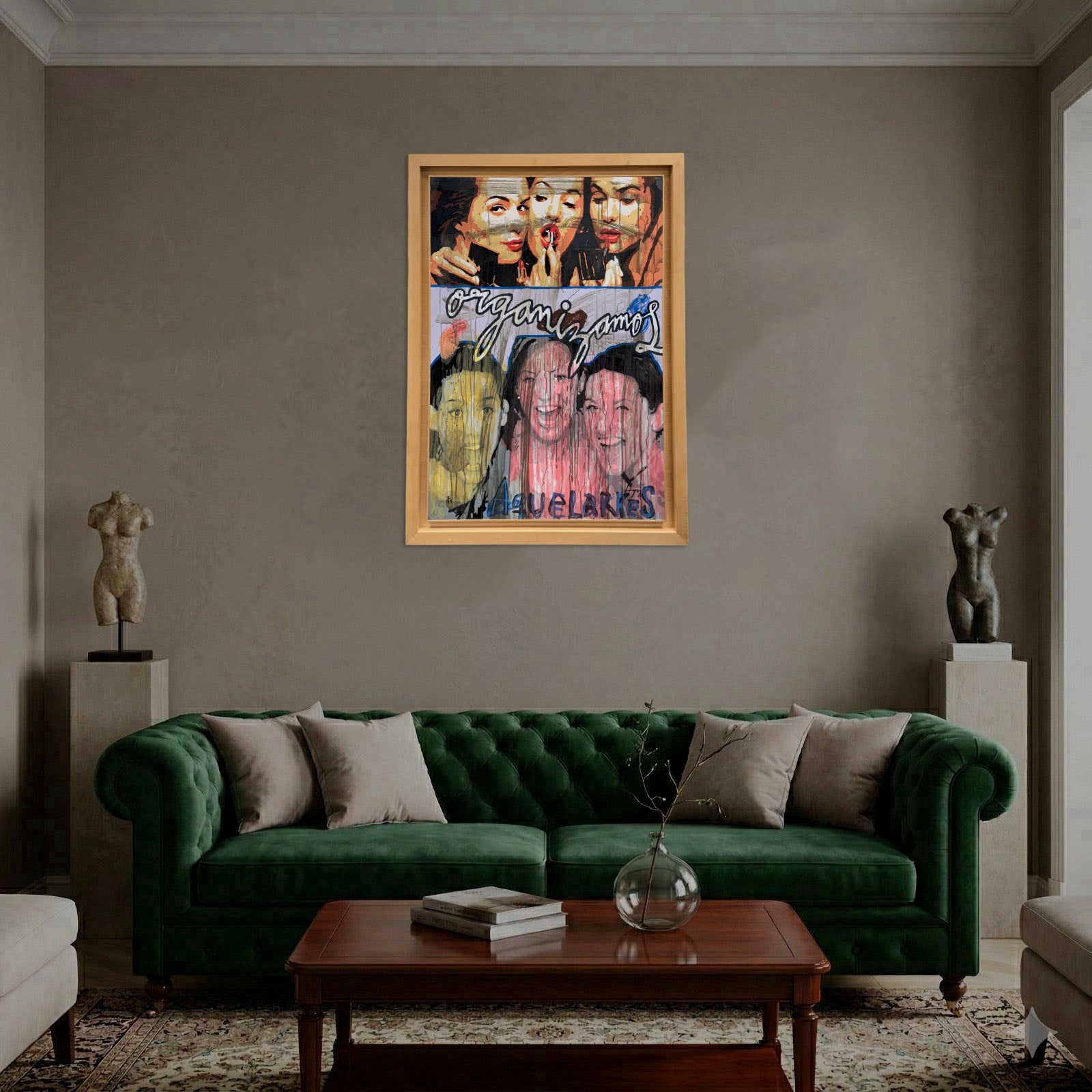 Rodolfo LLopiz Cisneros "Organizamos Aqualarres" 2002, Fine Framed Wall Art