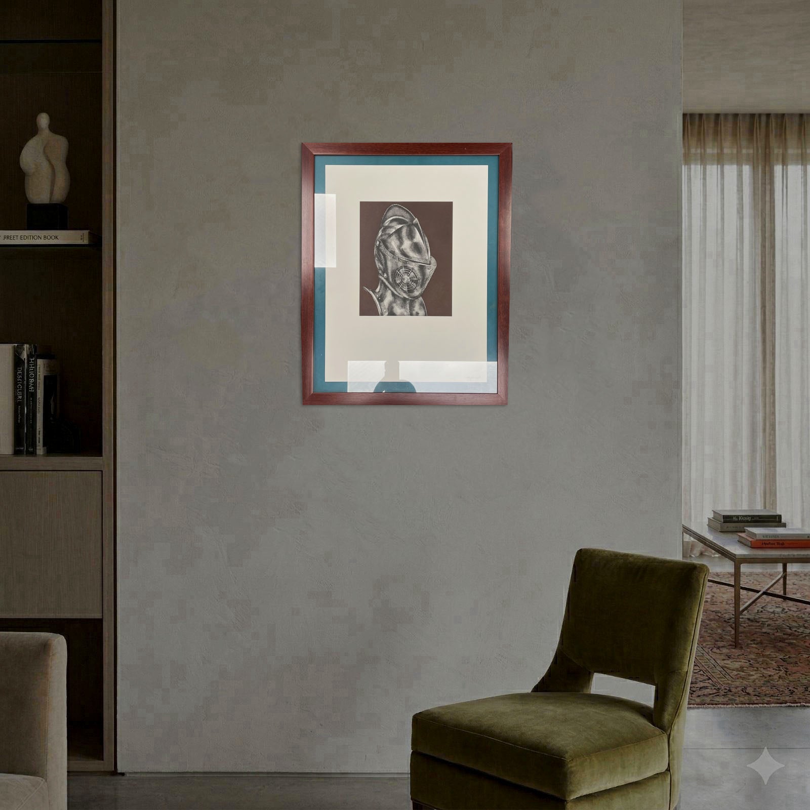 Henry Ramírez Ayala "Cascos 3" 2005 Limited Fine Wall Art | 65 x 50