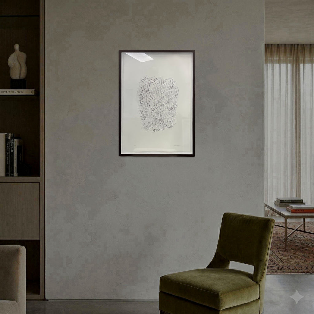 Tamara Zaitseva "Estructura Inversa I",2004 Limited Signed Fine Framed Wall Art