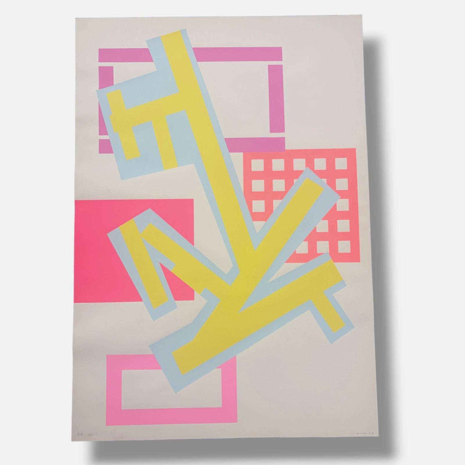 Mitsuo Miura "Show Window I" H.C. 2004 Limited Signed Wall Art Print 100 x 70cm