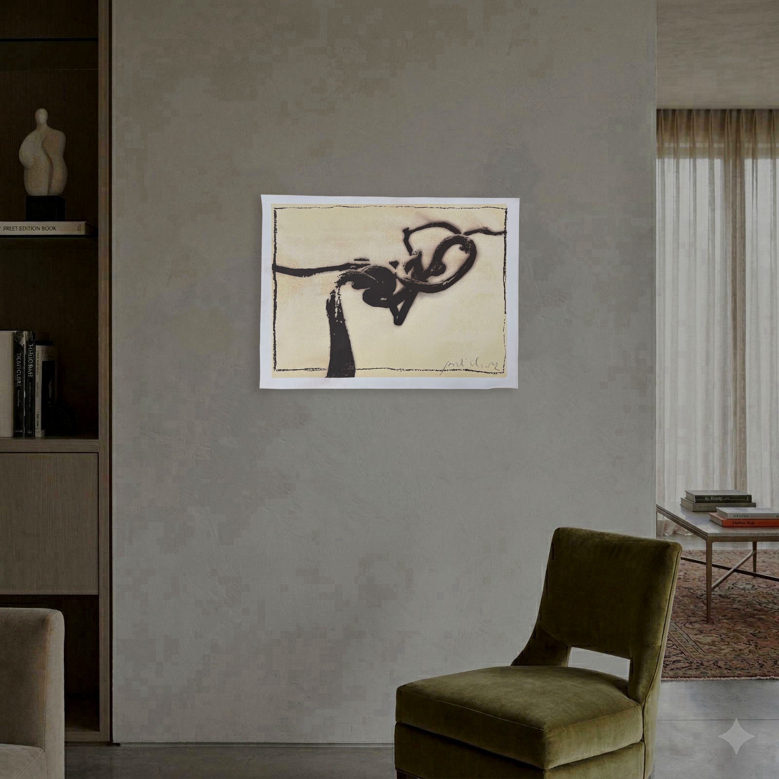 Jordi Alcaraz Tarradas "Viento II" 2000, Limited Signed Wall Art | 50x70 cm