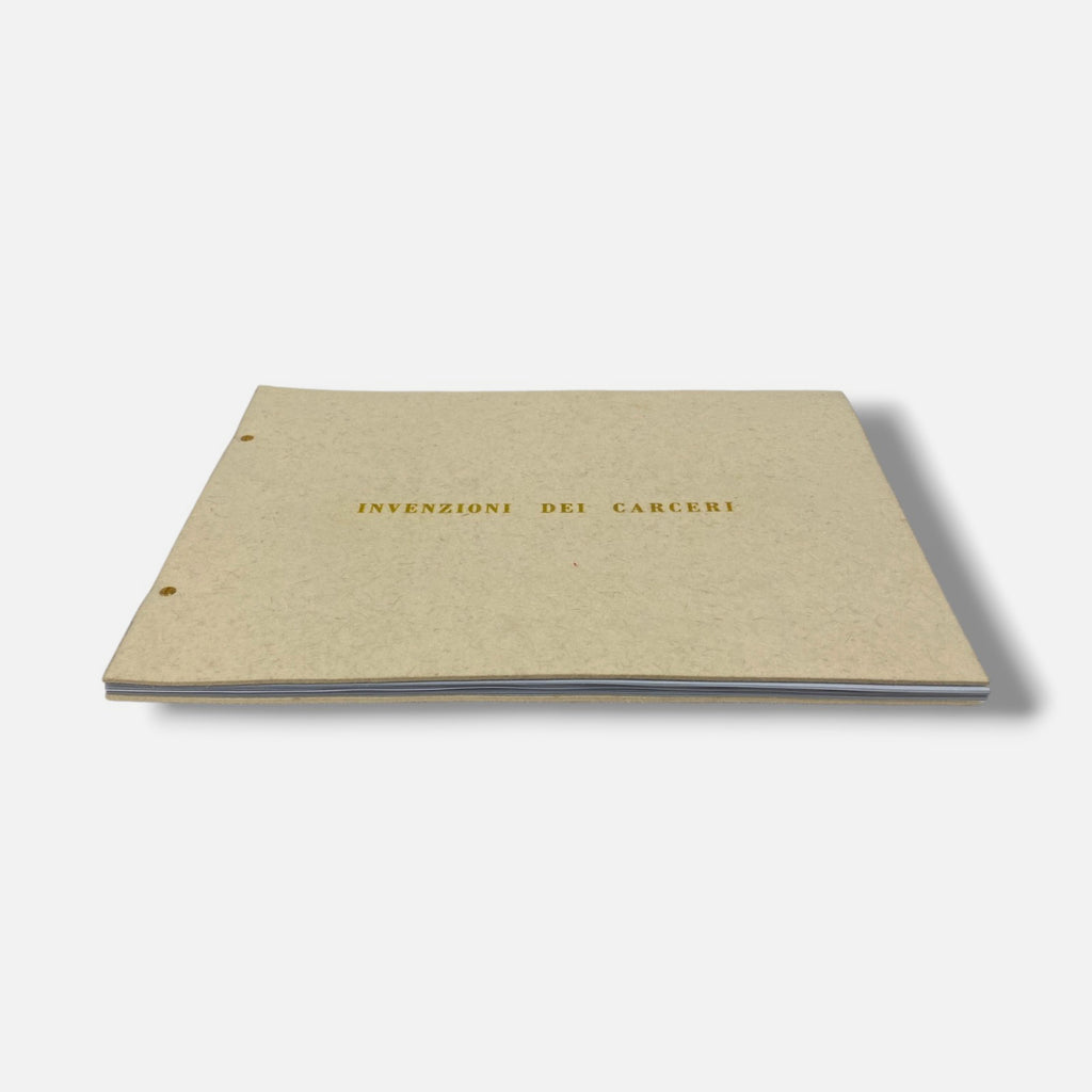 José Antonio Pérez de Vargas y Saldaña "Invenzioni Dei Carceri" Fine Art Book