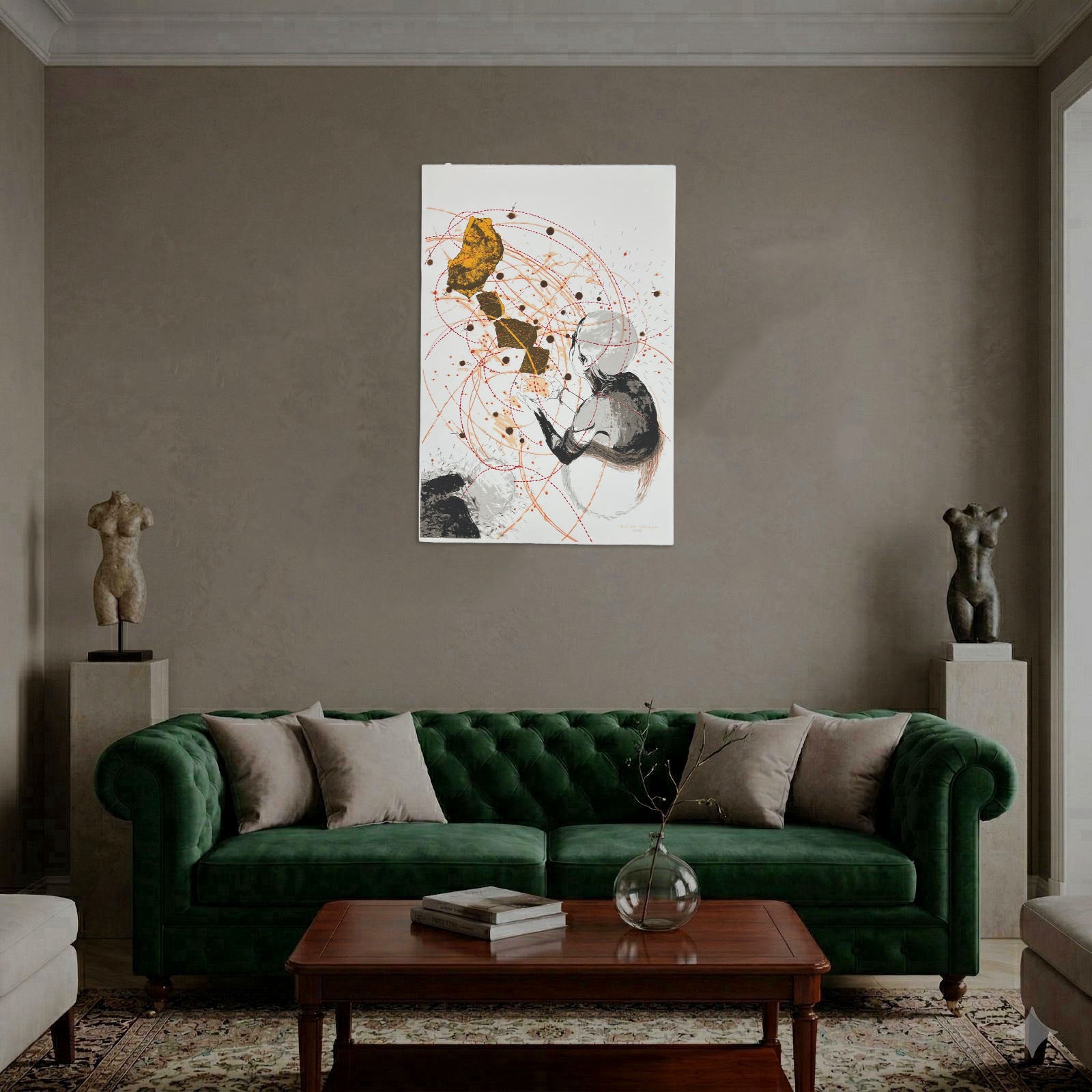 Santiago Rodríguez Olazábal "Las Doce Senales" Limited Signed Fine Wall Art
