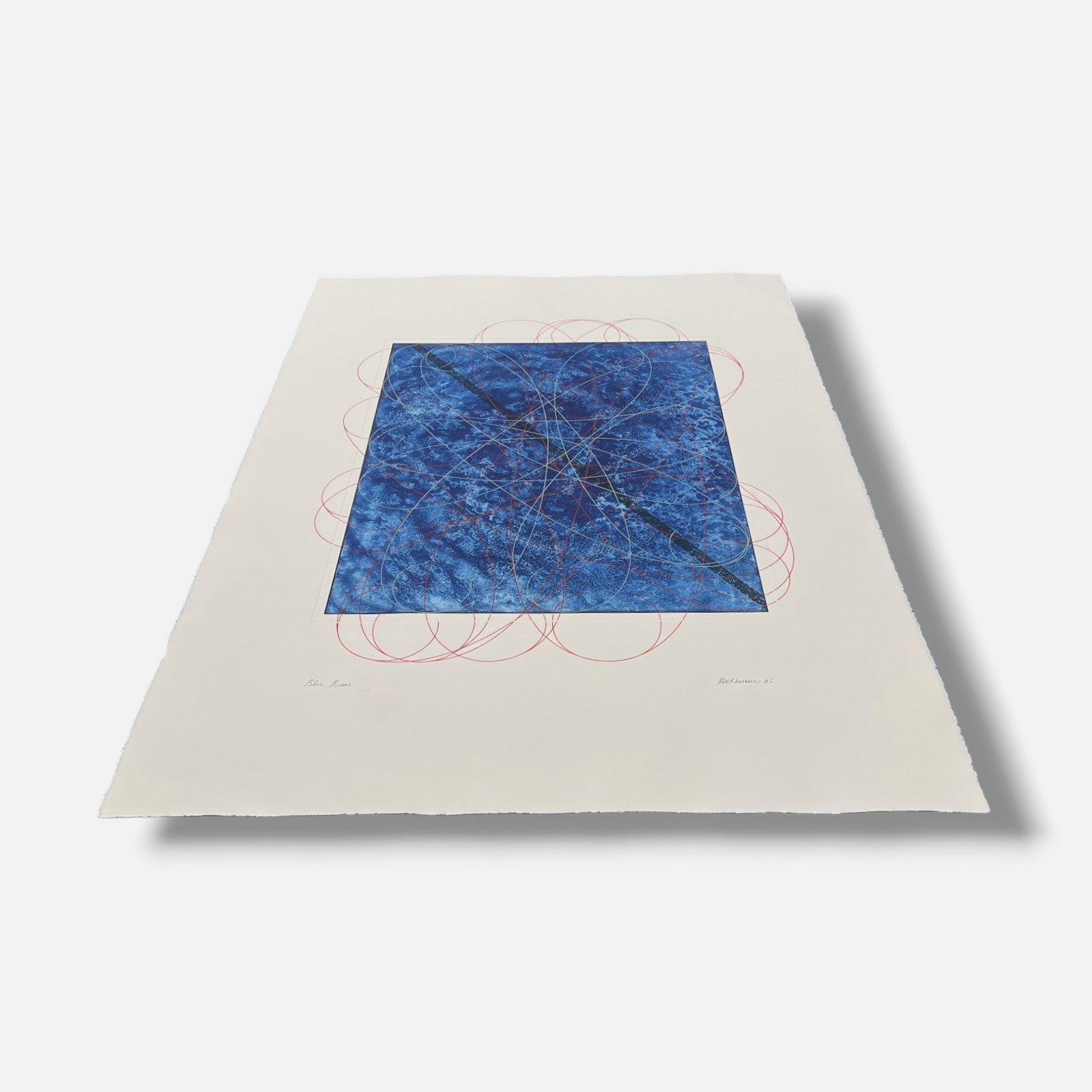 Dorothea Rockburne "Ship Curve #1" 2005 Limited Signed Wall Art | 78 x 112 cm