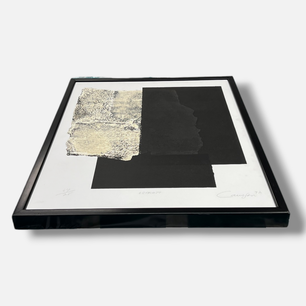 Rafael Canogar Gómezl "Estrato" 1997, Limited Framed Signed Fine Wall Art