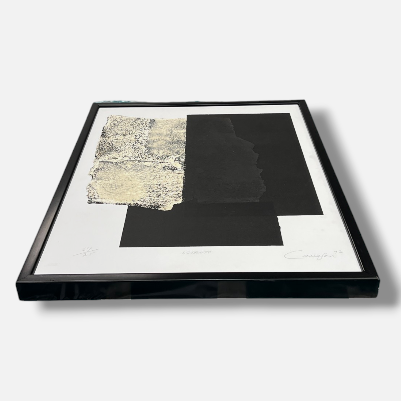Rafael Canogar Gómezl "Estrato" 1997, Limited Framed Signed Fine Wall Art