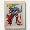 Cristóbal Gabarrón Betegón "Hombre Maraton" P.T. 2003 Limited Signed Wall Art