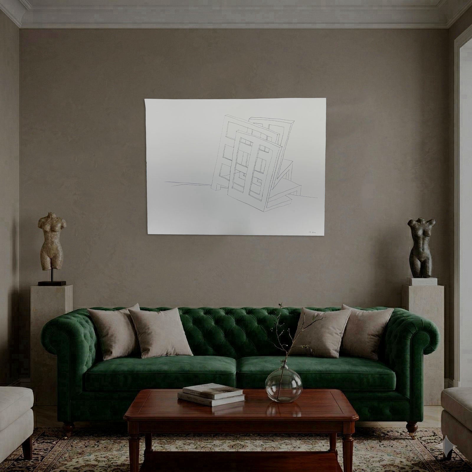 Curro Ulzurru "Sin Titulo I" 2006 Limited Signed Fine Wall Art Print
