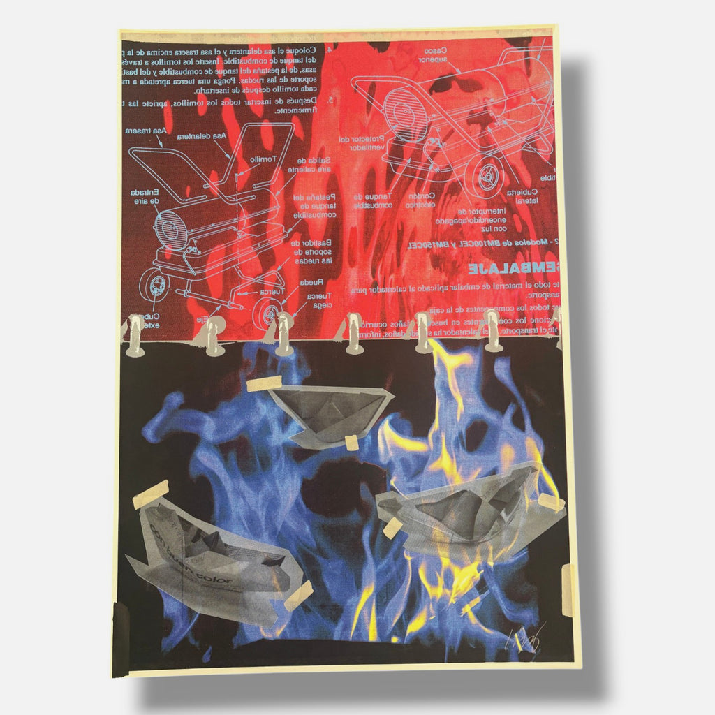 Rodolfo LLopiz Cisneros "Candela contra candela" H.C. Limited Signed Art 100x70