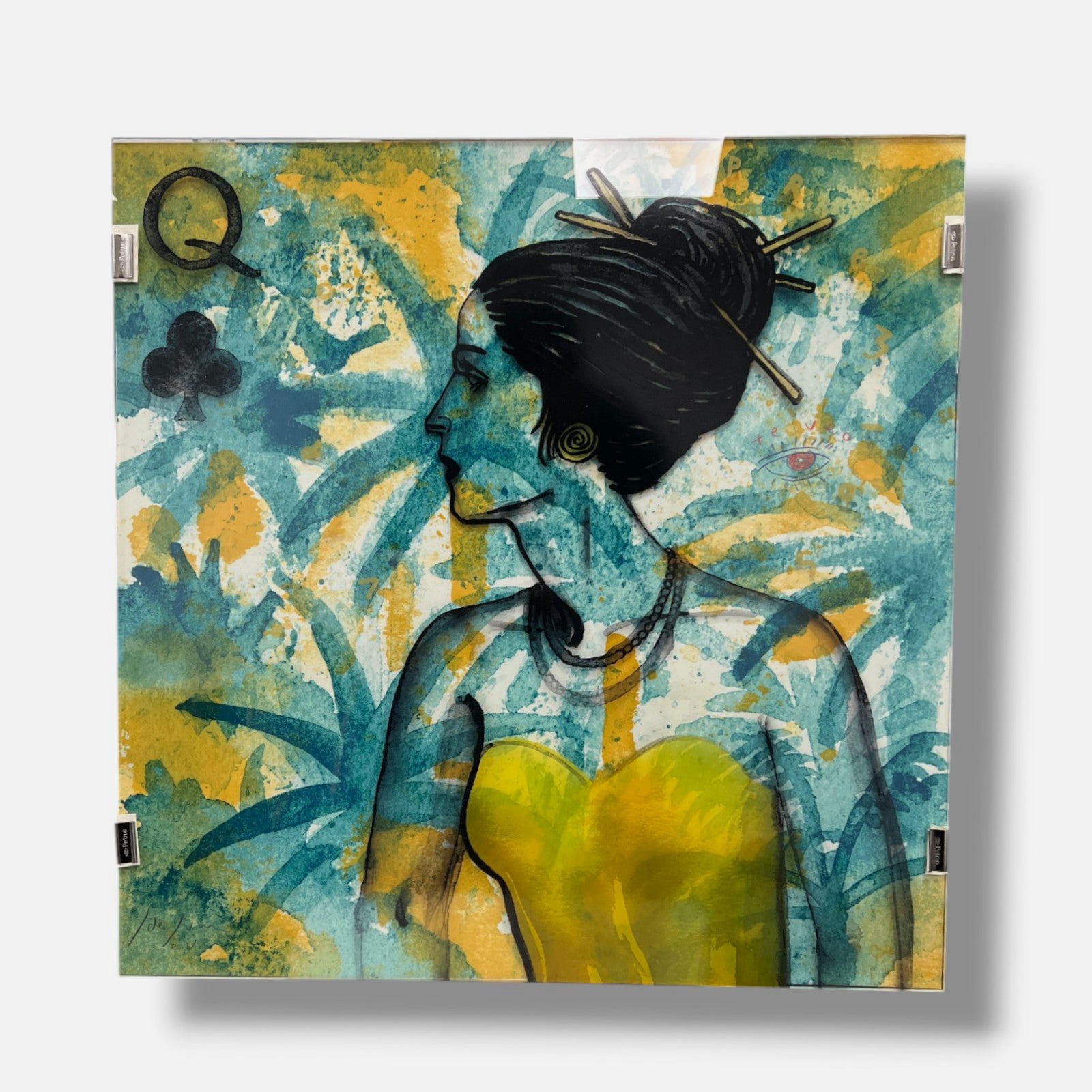 Javier de Juan Martínez "La Reina de Treboles" B.A.T. Limited Signed Wall Art