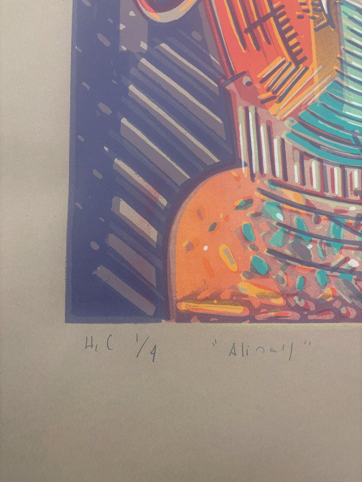 Carlos Sánchez Pérez "Alina's" H.C. 2005 Limited Signed Fine Wall Art 80Lx60W cm