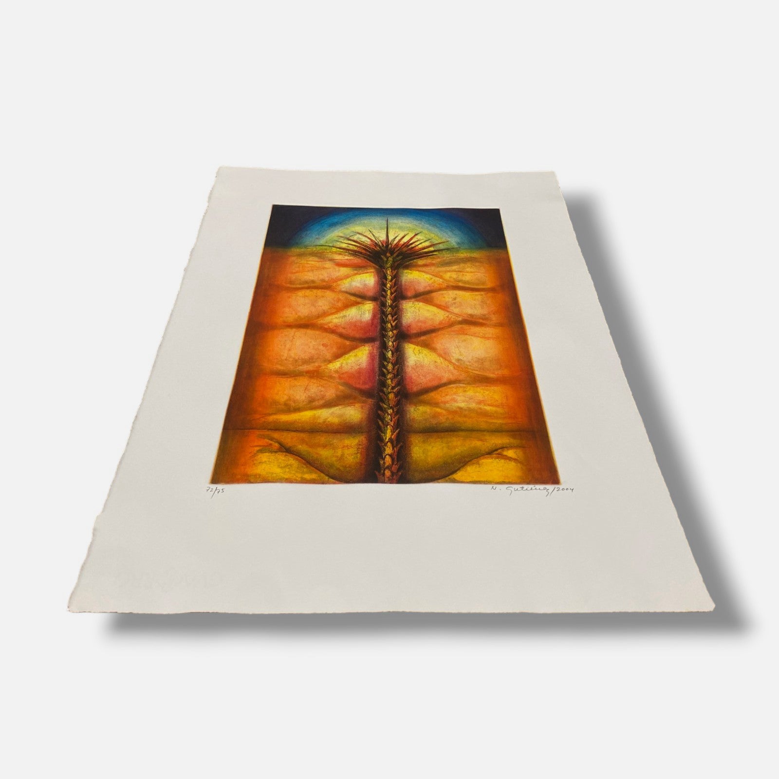 Natividad Gutiérrez "Palmera" 2004, Fine Wall Art | 65 x 45 cm