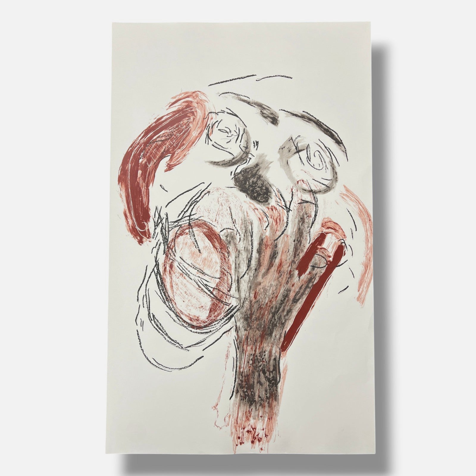 Massimiliano Frumenti "Il Cuore in Testa" 2002 Limited Signed Triptych Wall Art
