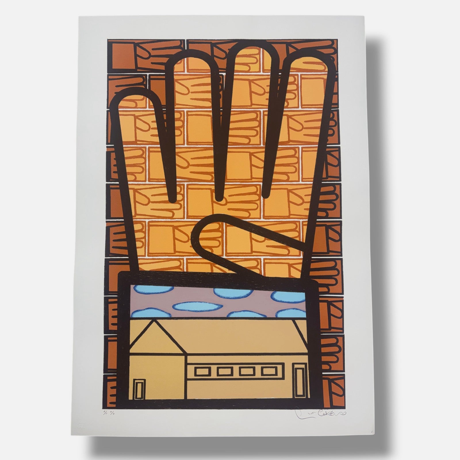 Luis Cabrera ''Labor'' P.T 2005 Limited Signed Fine Wall Art Print 100L x 70W cm