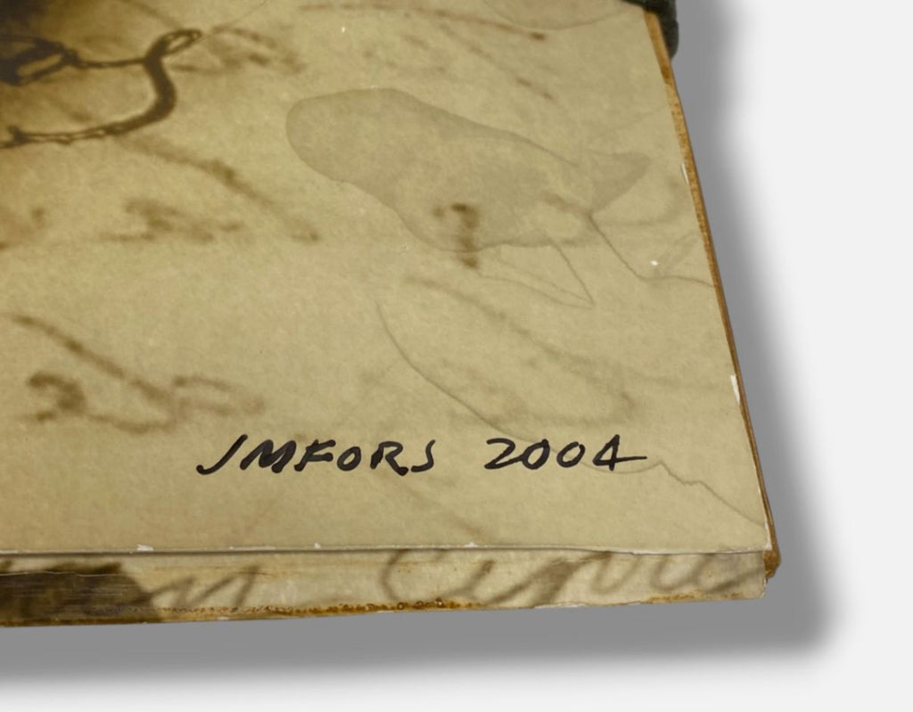 José Manuel Fors "Atados de memoria "A" 2004 Book Collage Fine Art
