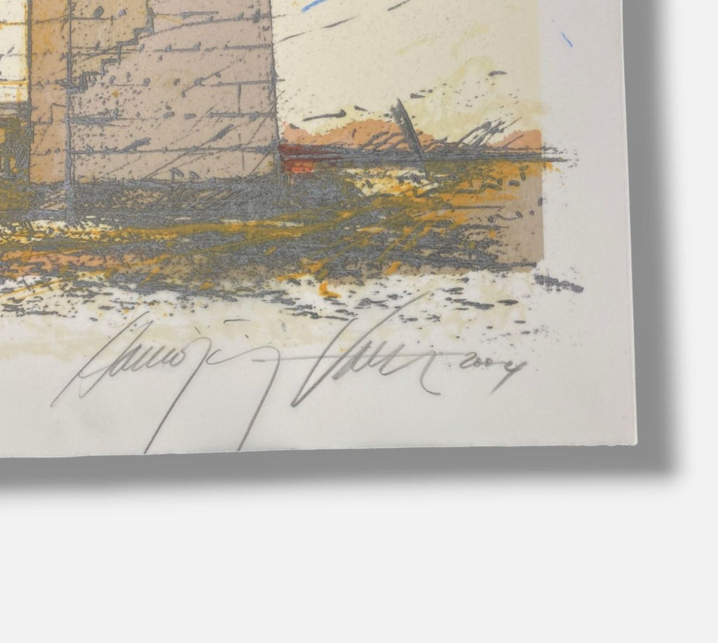 Hannsjörg Voth "Stadt Des Orion" 2004 Limited Signed Wall Art | 76 x 105 cm