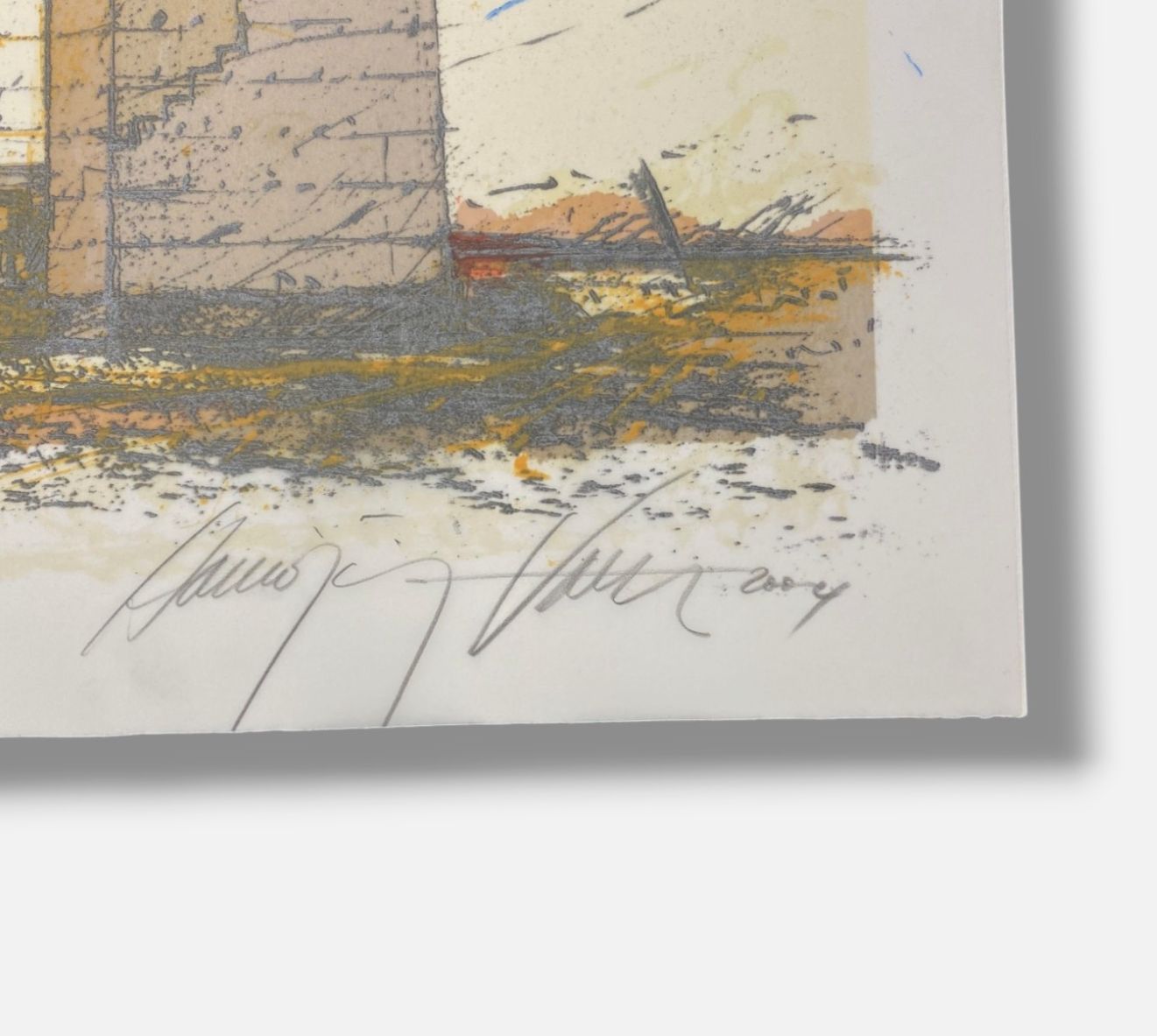 Hannsjörg Voth "Stadt Des Orion" 2004 Limited Signed Wall Art | 76 x 105 cm
