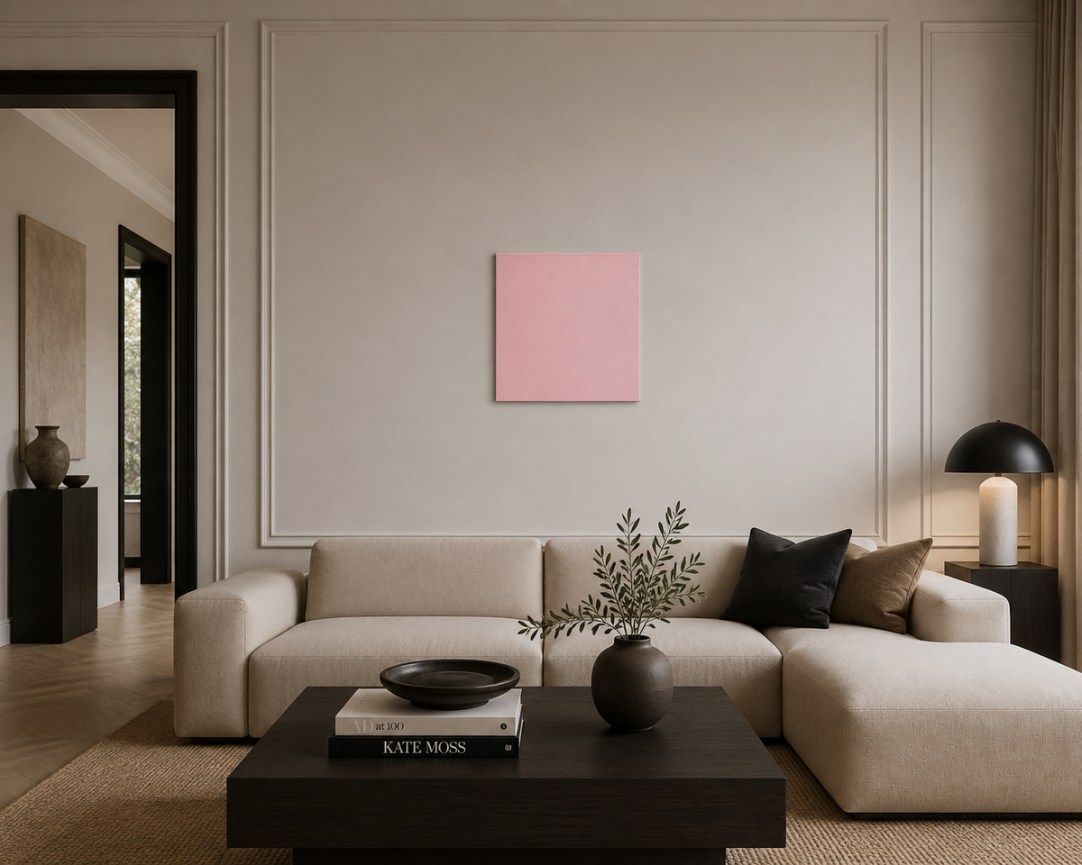 Eduardo Scala "Serie Ars Magenta 6" /32 Limited Signed Fine Wall Art, 65Lx65W cm