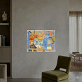 Pablo Capote "Sobremesa" 1999 Limited Signed Fine Wall Art Print