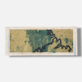 Elena Jiménez Moreno "Mares Del Norte" 2002 Limited Signed Wall Art | 38x110 cm