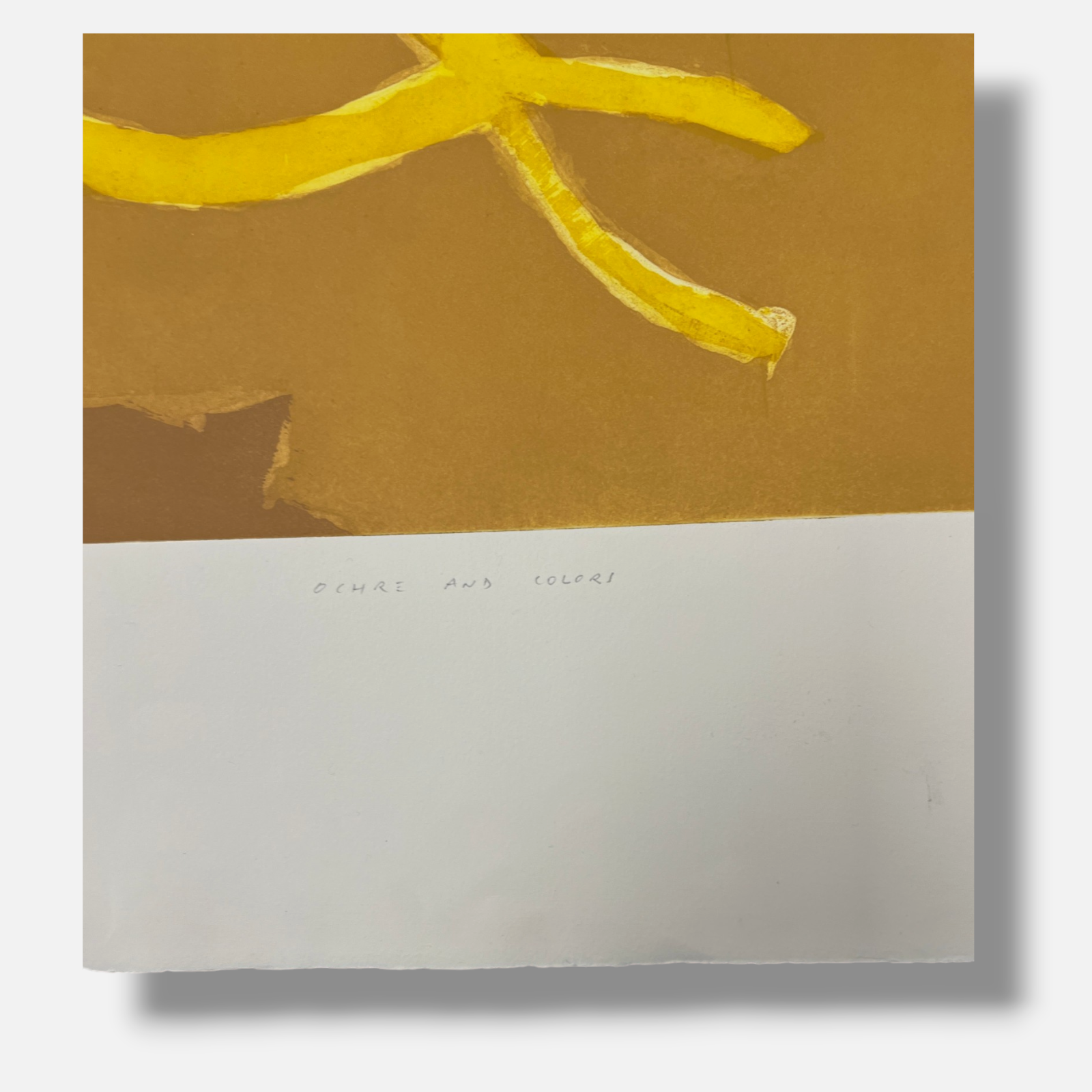 Joaquín Capa Eiriz "Ochre and Colours" Limited Signed Fine Wall Art Print