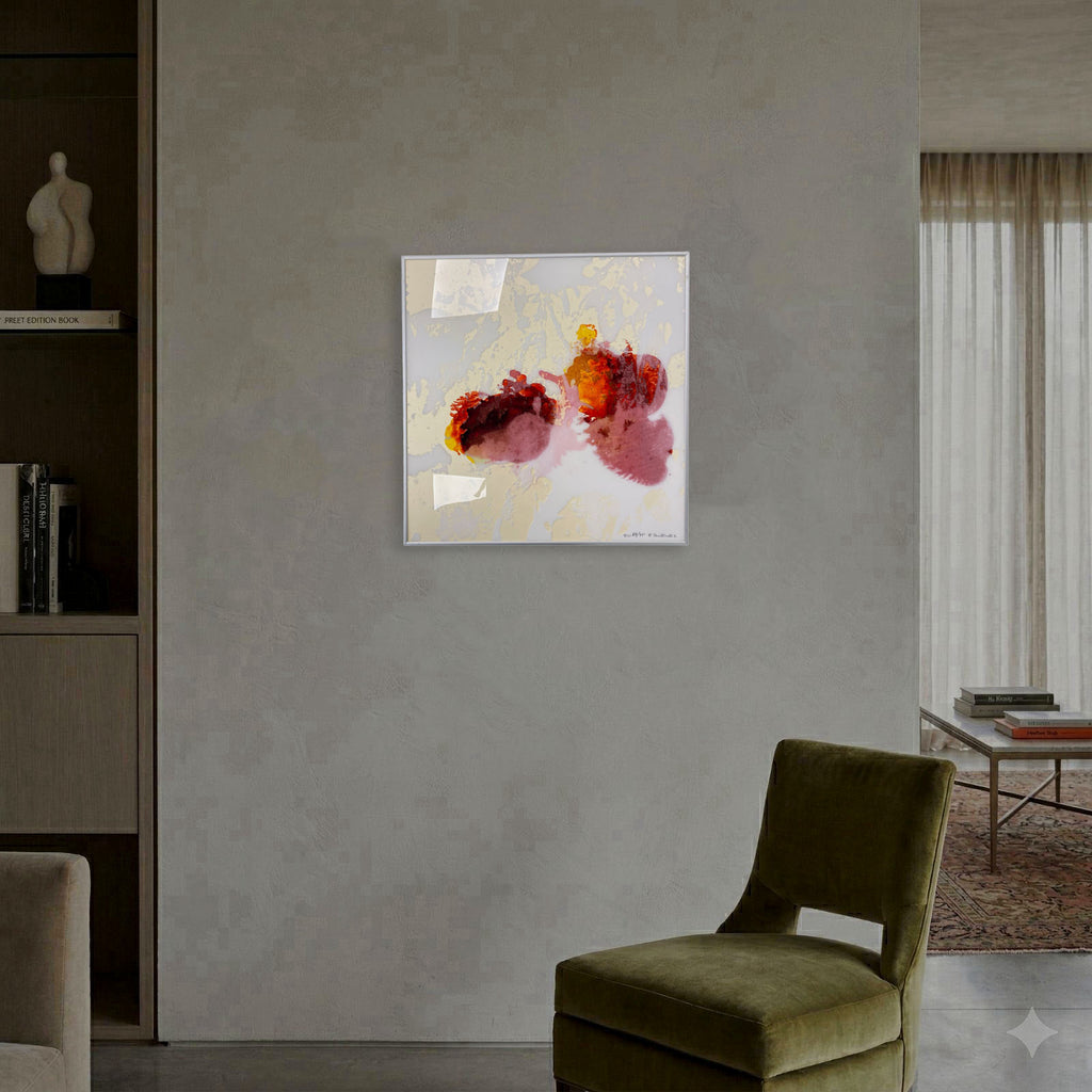 Elena Jiménez Moreno "Gulliver II" Mixed Media Print Framed Wall Art, 50 x 50 cm