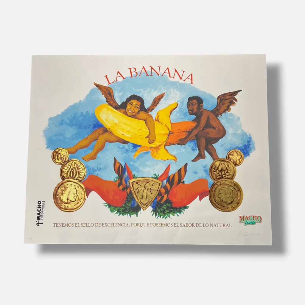 Elio Rodriguez "La Banana" H.C. 2006, Limited Signed Wall Art Print, 100 x 80 cm