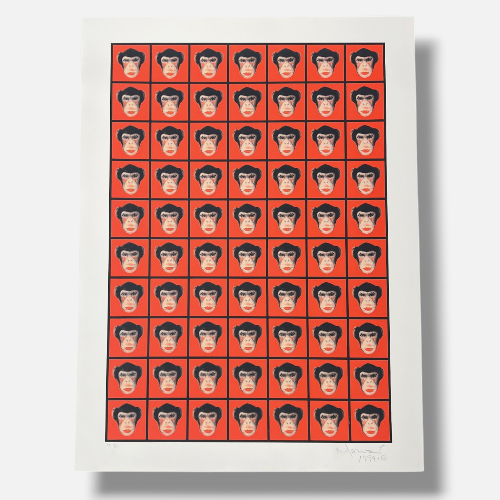Nelson Leirner "Planeta dos Macacos" P.T. 2005, Fine Wall Art Print | 80 x 60 cm