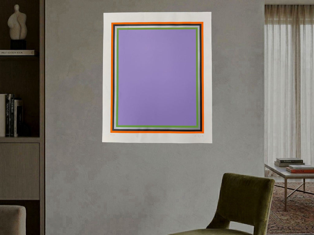 Anselm Reyle "Ohne Titel II" H.C. 2005 Limited Signed Wall Art Print 82 x 70 cm