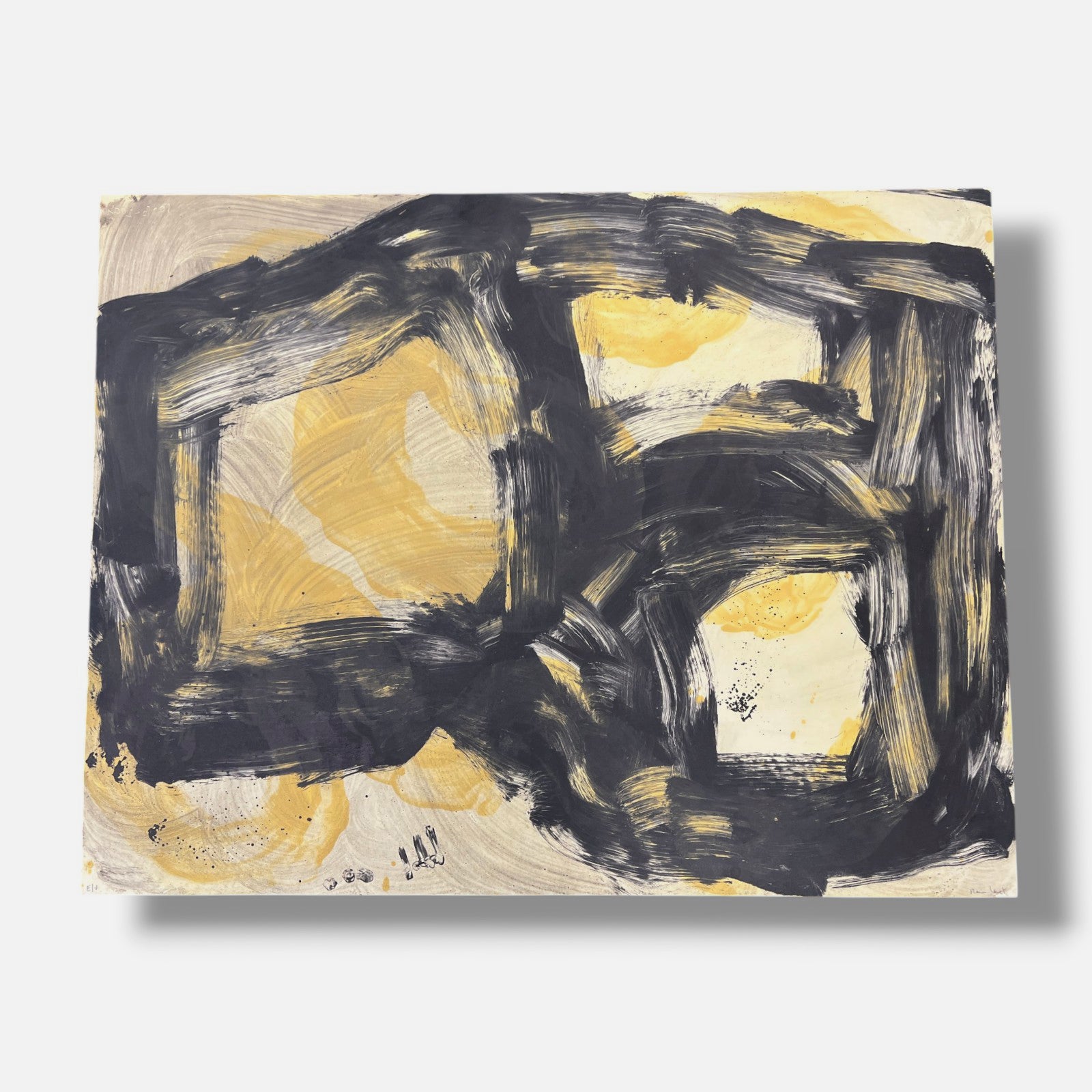 Ramón Canet Font "Sin Titulo II" E/U 2004 Limited Signed Wall Art, 100 x 128 cm