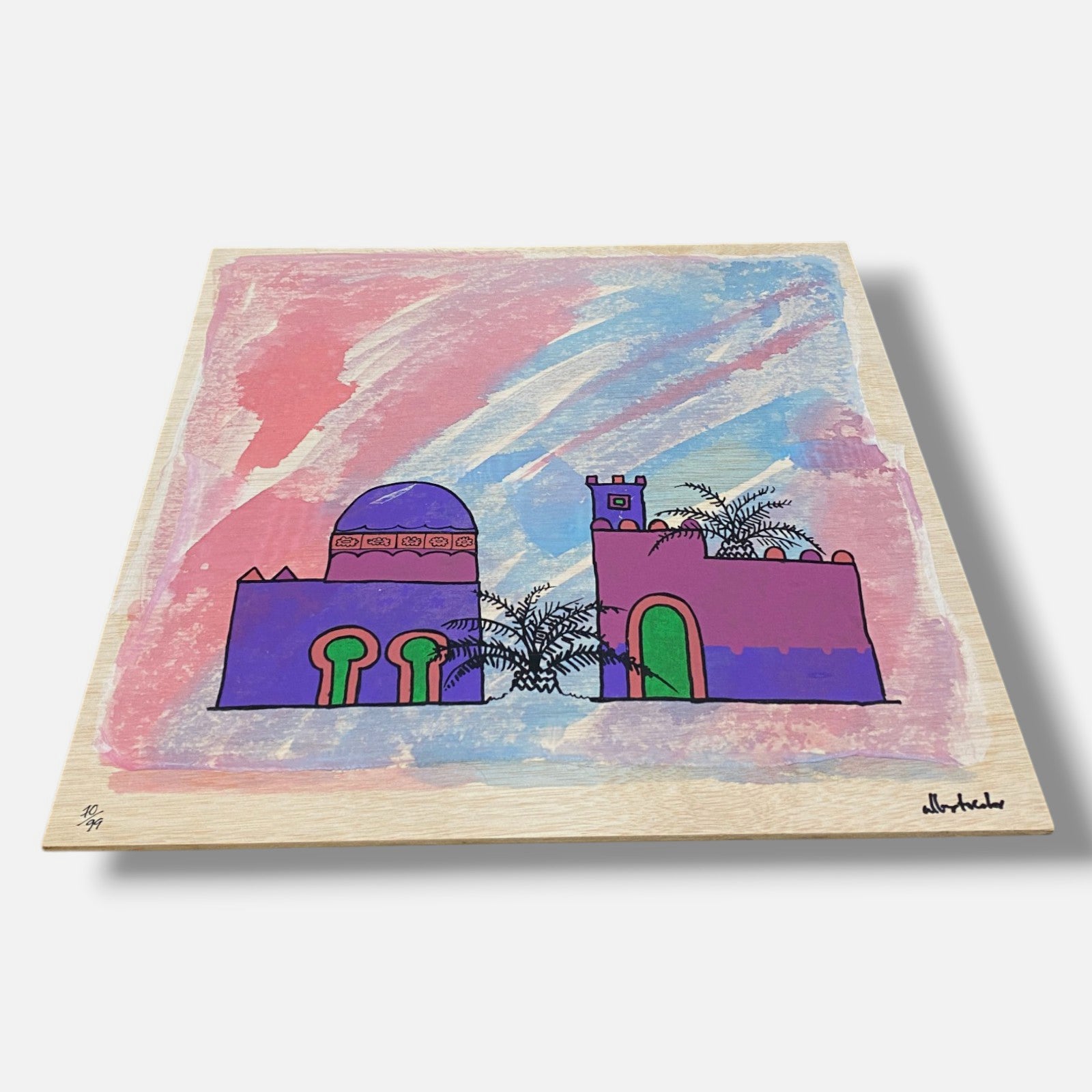 José Alberto López Sánchez "Palacio De Primavera" Fine Wall Art | 20 x 20" in