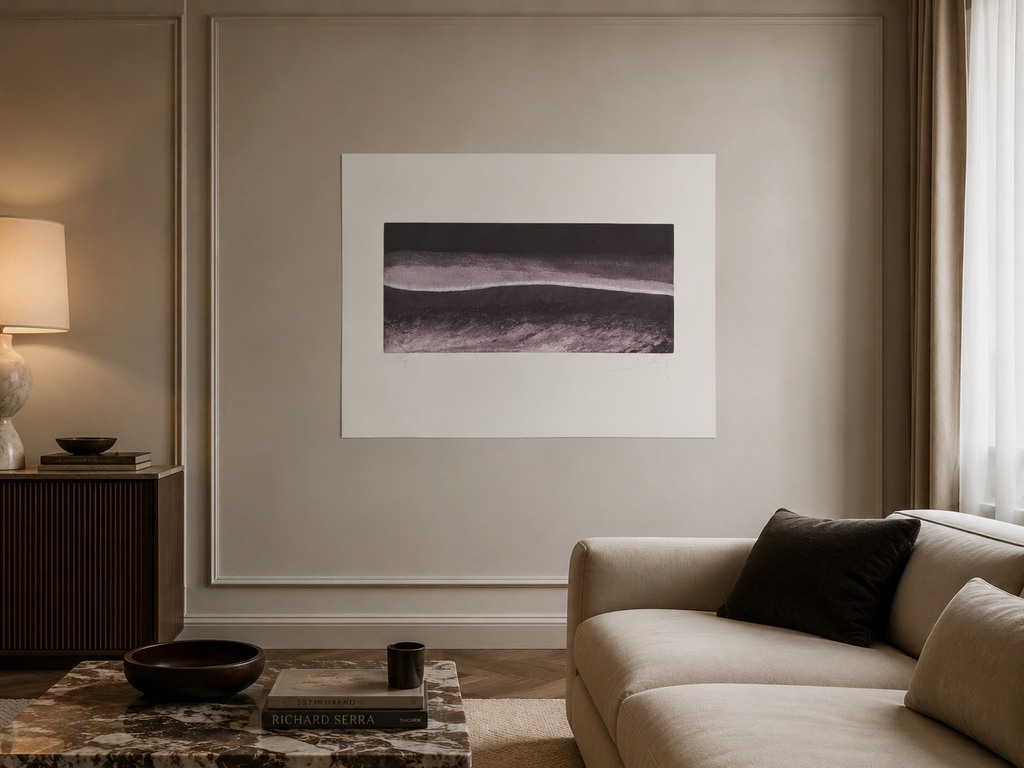 Jaime Montserrat "Along The Water VI" 2004 Signed Limited Wall Art 71Lx101Wcm