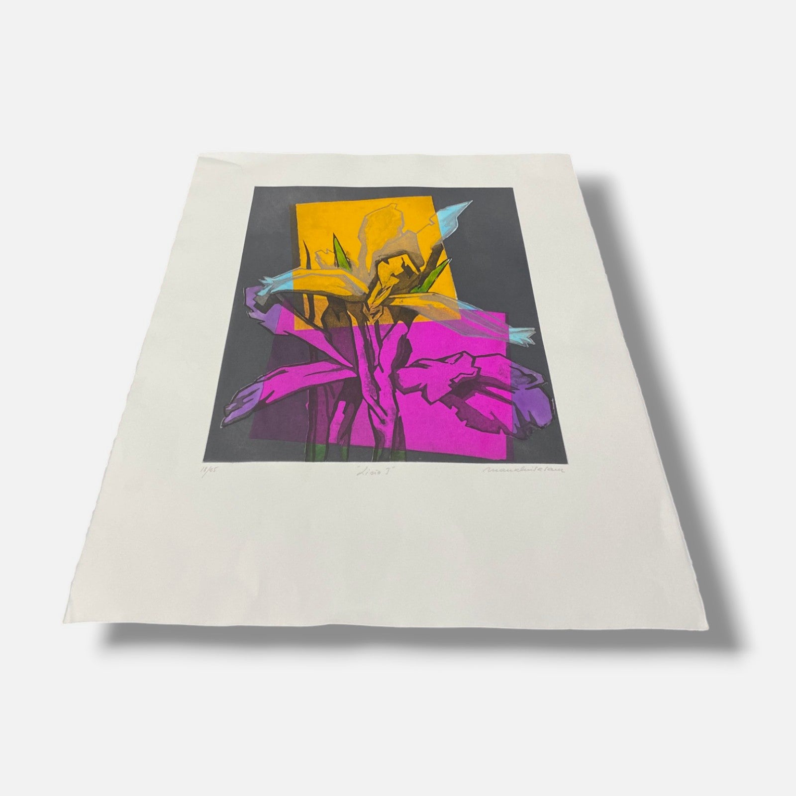 Mª Luisa Sanz García Muro "Lirio I" Fine Wall Art Print | 76 x 57 cm