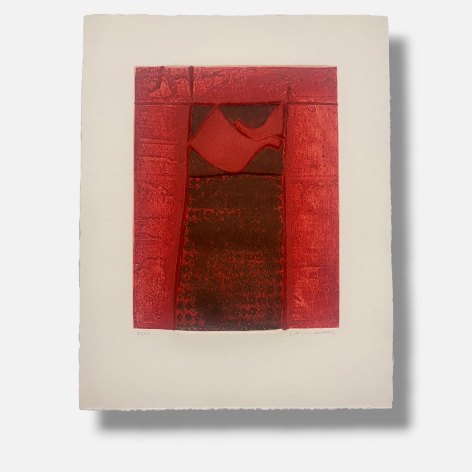José Luis Sánchez "Confluencias" 2001 Limited Signed Wall Art Set 65L x 50W cm