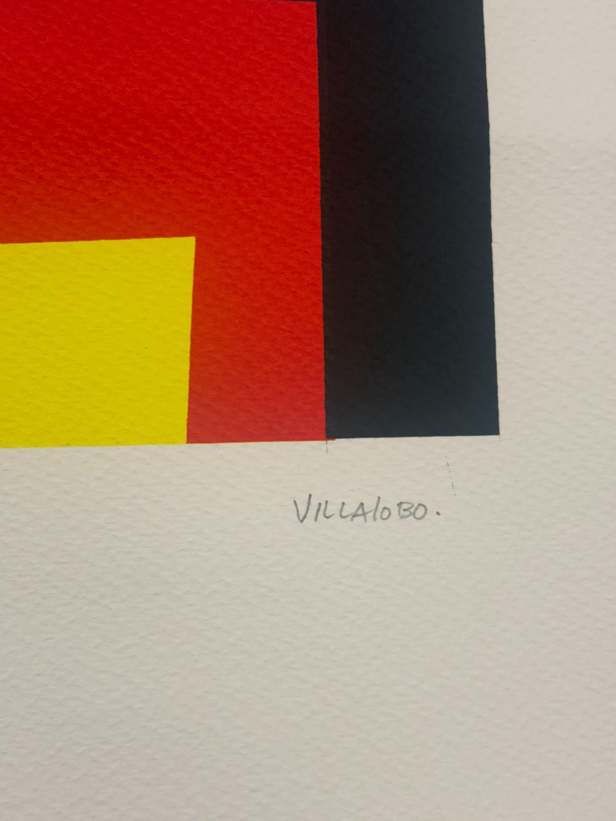 Nelson Villalobo Ferrer "Sin Titulo" 2003 Limited Signed Fine Wall Art 77Lx25Wcm