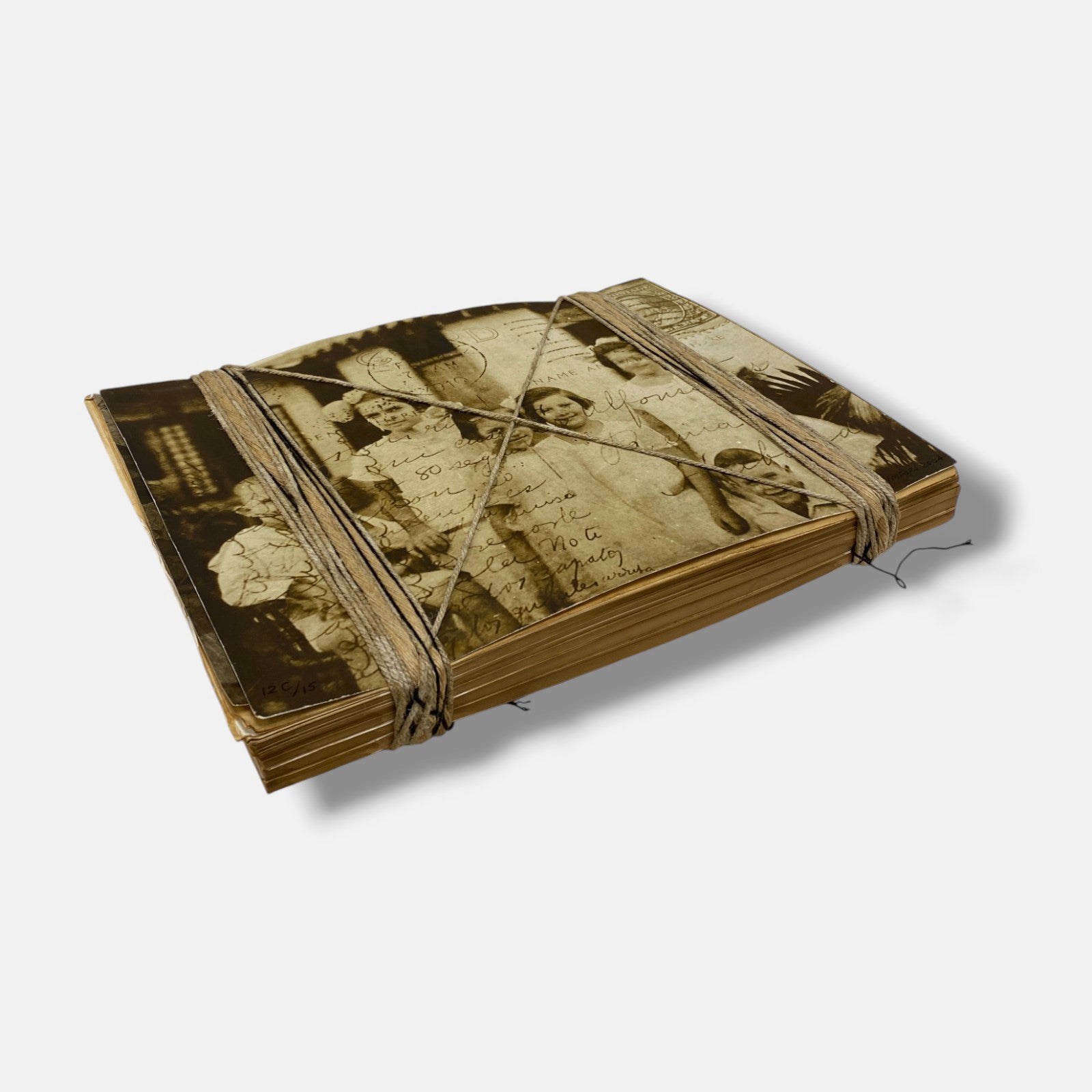 José Manuel Fors "Atados de memoria "C" 2004 Book Collage Fine Art