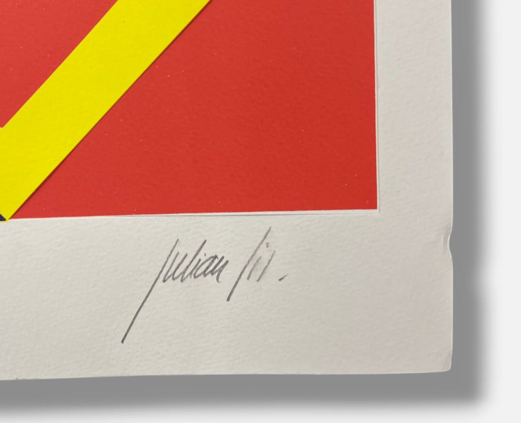 Julián Gil Martínez "Variaciones de raiz cuadrada I" P.E. Signed Wall Art Print