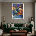 Aldo Menendez "La Marana Y El Prodigio" 2001 Limited Signed Wall Art | 100x73 cm