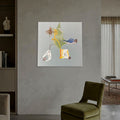 Isabel Martínez Rubio "Saliendo Del Miedo" H.C. Limited Signed Wall Art, 80x80cm
