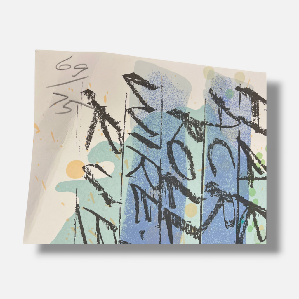Dennis Oppenheim "Study for Hard Surface Tree # 4" Limited Signed Wall Art Print