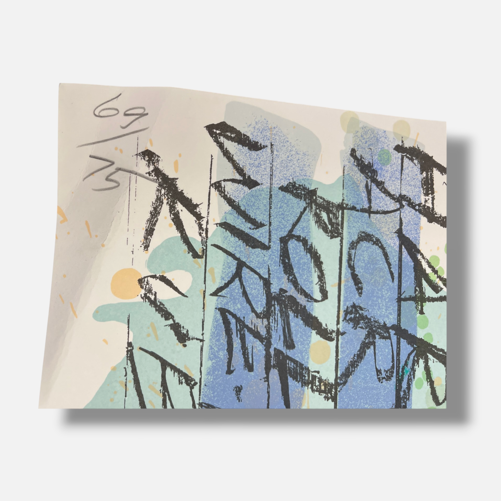 Dennis Oppenheim "Study for Hard Surface Tree # 4" Limited Signed Wall Art Print