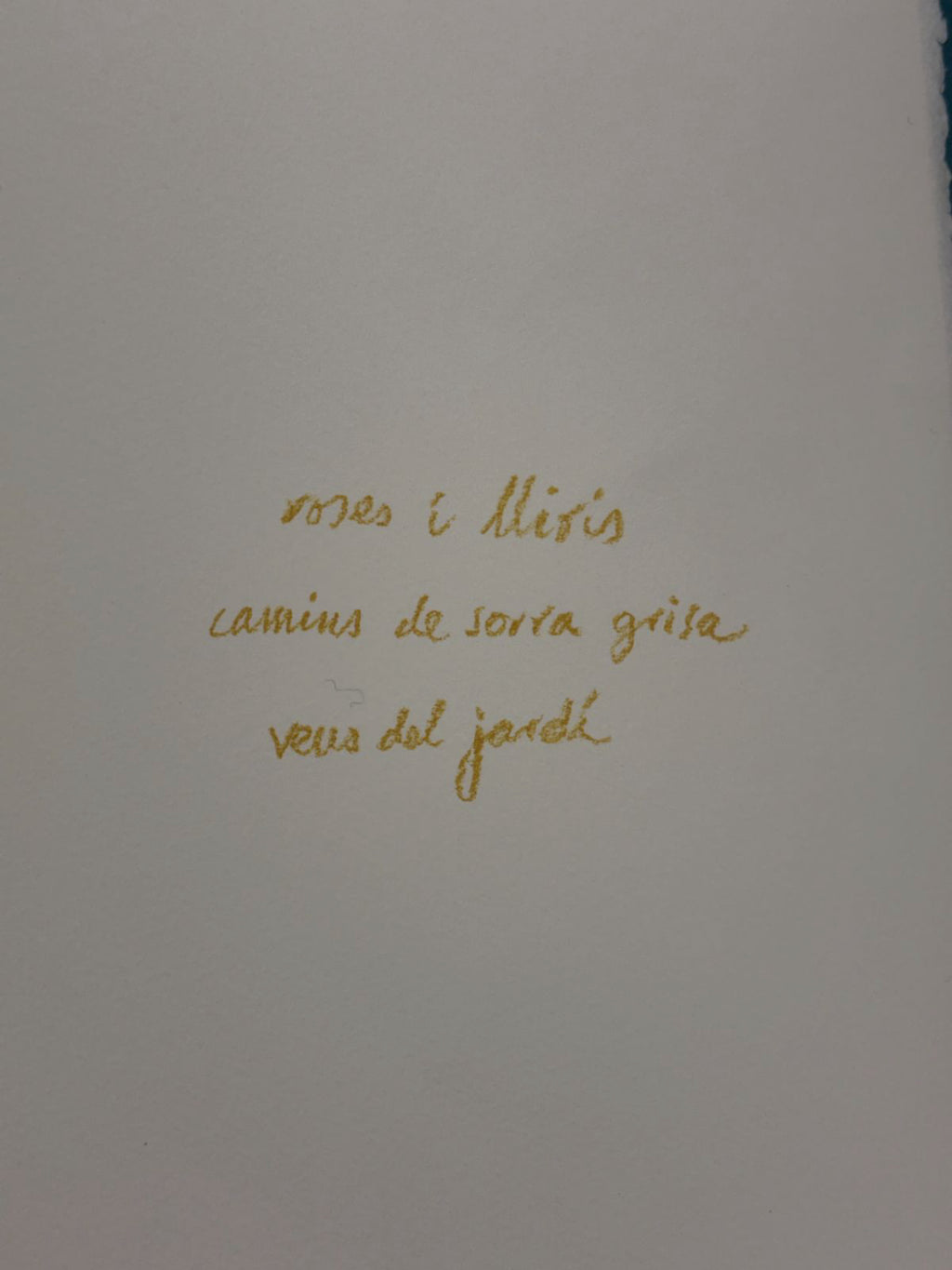 Albert Ràfols-Casamada "Jardi" 2004 Limited Signed Fine Wall Art Print 50x65 cm