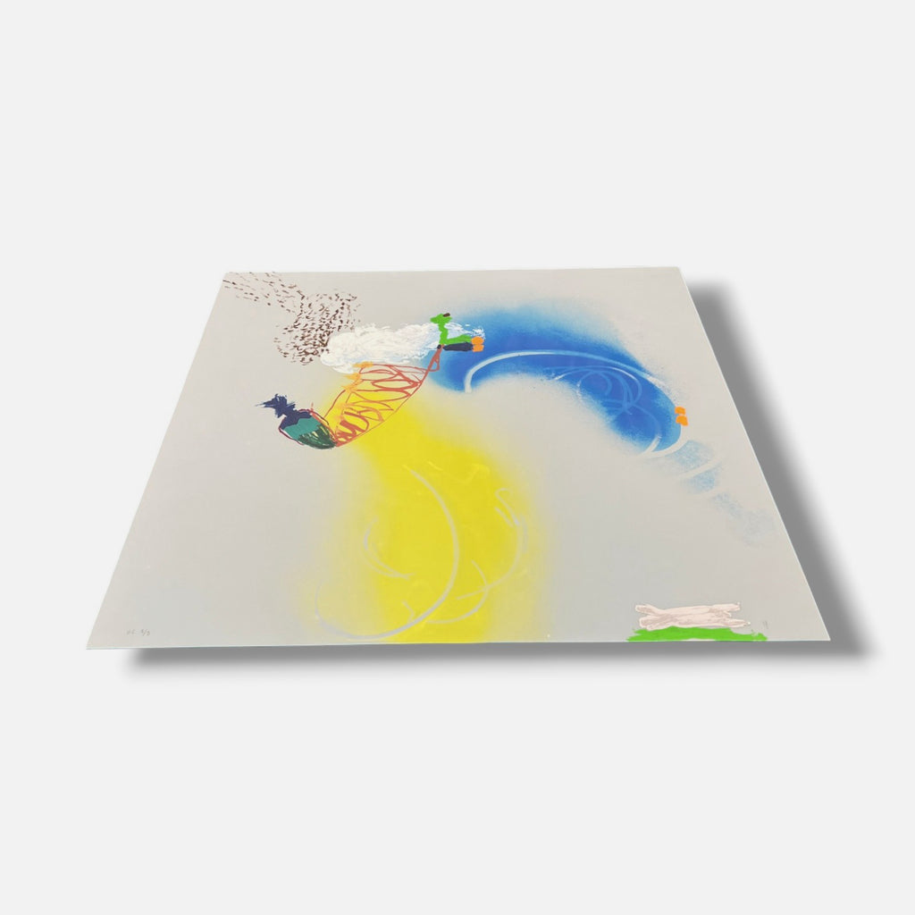 Isabel Martínez Rubio "Saliendo Del Aire" H.C. 2006 Limited Signed Wall Art