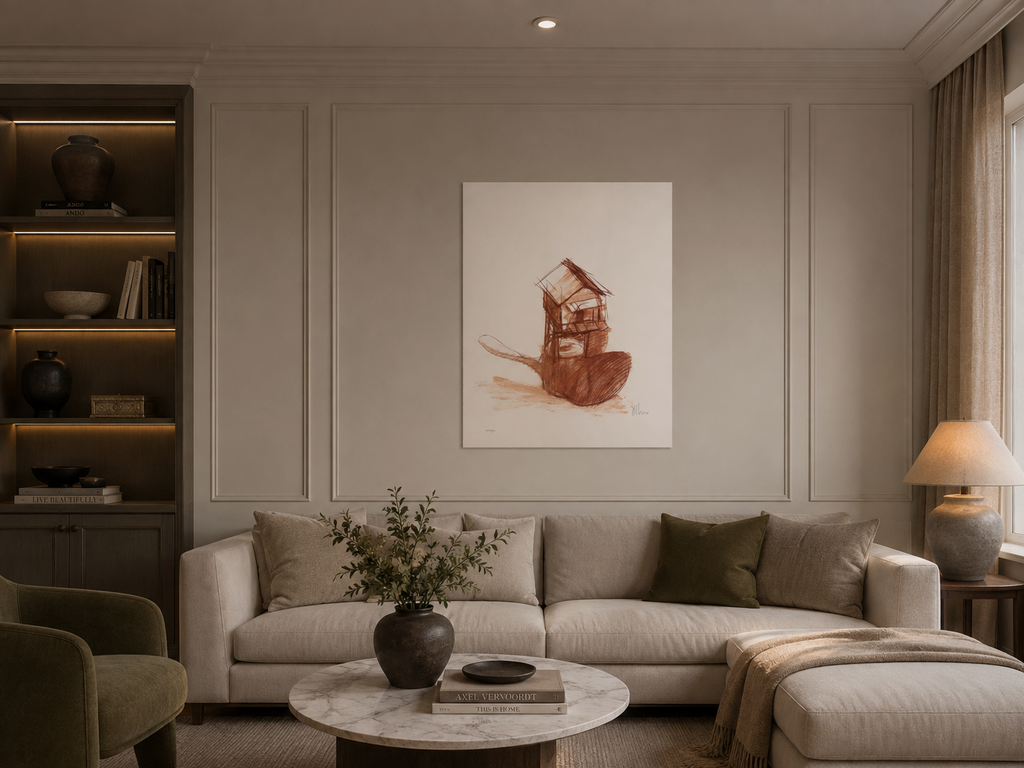 KCHO "Archipelago I" 2004 P.T. Limited Signed Fine Wall Art Print 70L x 50W cm